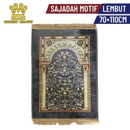 Bright Crown Sajadah Malaysia Quba Motif Rumbai 70X110cm / Sajadah Estetik Kubah Bludru Premium