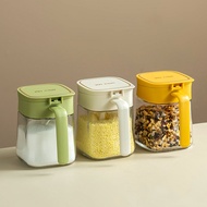 Glass Spice Salt Jar with Lids Salt and Sugar Container Condiments Seasoning Spice Container Set