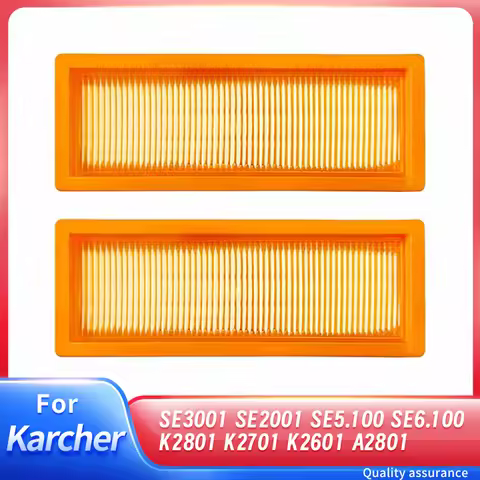 Vacuum Cleaner Flat Pleated Filter Compatible for Karcher SE3001 SE2001 SE5.100 SE6.100 K2801 K2701 