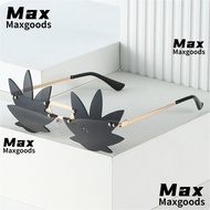 MAXG Sunglasses for Women Party Shades Unique Street Rimless