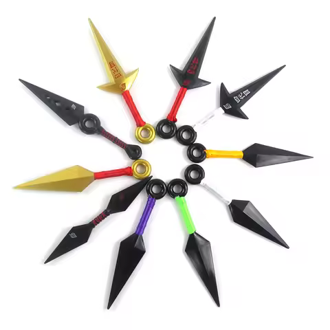 Brdwn Cosplay Konoha Hokage Uzumaki Uchiha Sasuke Hatake Kakashi Namikaze Minato 9cm~12cm Kunai 10Pc