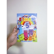 Number blocks Coloring Booklet for Loot bags (custom name and age)