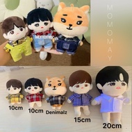 KEMEJA Shirt for dolls 10cm 15cm 20cm & Denimalz 10cm doll clothes 20cm doll clothes doll clothes