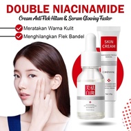 Fuyan Serum Bright & Glow Whitening Glowing Serum Freckles Remove Nicotinamide Serum 15ml Fuyan Seru