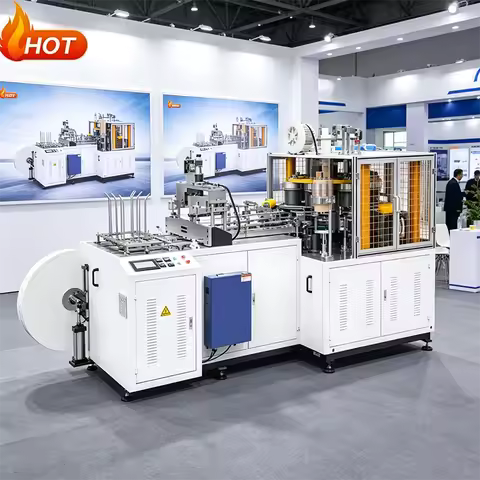 Low Cost Disposable Paper Cup Manufacturing Machine for 2oz to 12oz Coffee Tea Cups with Easy Operat