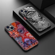 One Piece The Five Elders VS Luffy Matte Case For iPhone 18 17 16 15 14 13 Pro Max 16E 11 12 13 14 P