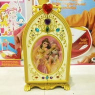 迪士尼 公主 小美人魚 愛麗兒 美女與野獸 貝兒 白雪公主 長髮公主 手提 珠寶盒 飾品 項鏈 耳環 手鍊 玩具