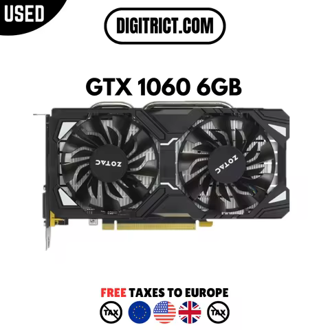 2024 GTX 1060 6GB Graphics Card GTX 1060-6GD5 Video Cards GPU Desktop PC Computer Game Screen Map RT