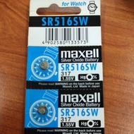 Maxell SR516SW Silver Oxide Battery 1pcs