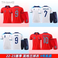 2022 host England football jersey Kane Stirling 9 adult children clothing male seal number