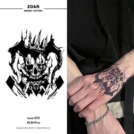 ZOAR A020 tattoo ธาตุเย็นสำหรับผู้ชาย งู แมงมุม สติ๊กเกอร์รอยสักสมุนไพร กันน้ำ กันรอย ยาวนาน กึ่งถาว