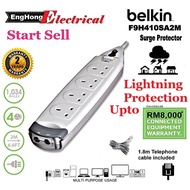 Belkin 4-Gang Socket Surge Protector Belkin Lightning Protection Socket Belkin 4 Switch Socket