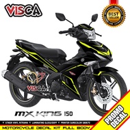 Decal Mx King 150 Full Body Stiker Mx King 150 Full Body Striping Mx King 150 Variasi Black Edition