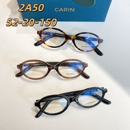 [High Quality] CARIN Glasses 2A50 Retro Oval Fashion Glasses Frame Optical Frame Suitable for Men Wo