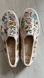 Keds x Rifle Paper Co. 女士刺繡帆布鞋