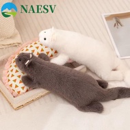 NAESV Plush Ferret Stuffed Toy, Soft Fluffy Realistic Design Ferret Plush Toy, Animal Plushies Lifel