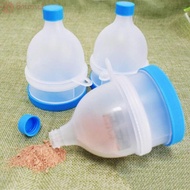 [COD] Protein Powder Funnel, 2 Layers Plastic Protein Powder Container, Nutrition 2 in 1 70ml Protei