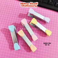 (1 PCS) STAPLER MAX LARGE SMALL PASTEL STEPLER/ OFFICE COLLEGE STATIONERY COMPLETE STATIONERY