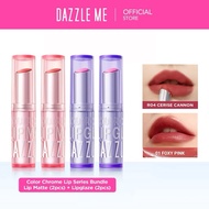 DAZZLE ME Color Chrome Lip Matte Lipstick Blurrs lip lines