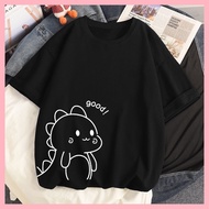 上衣女装2024夏装新款短款百搭大码韩版显瘦夏季 【40-100kg M-5xl】【100%纯棉】宽松短袖大码女装t恤65-200斤学生新款上衣新潮春夏 T-shirts oversize bigsi