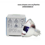 Osram 64653 ELC 24v 250w MR16 Display Optic lamps (made in Germany)