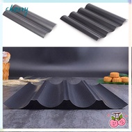 CHERRY Baguette Baking Tray, Nonstick Waves Baguette Mold, Bakeware Baking Tool 2/4 Grooves French B