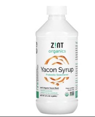 現貨 Zint 有機菊薯糖漿，益生元甜味劑，8盎司（236毫升）