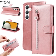 For OPPO A18 A38 A9 2020 A5 A92 A93 A94 A96 A76 A72 A73 A53 Find X8 X6 X5 Pro X3 Lite Zipper Wallet 