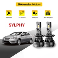 【NISSAN】Sylphy 2PCS 4300K/6500K Headlight LED Replacement Car Lorry Van H8/H11 HB4 9006 Hi/Lo Beam