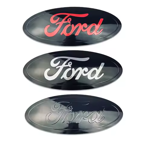 23.5cm Alloy Car Front Hood Emblem Badge Sticker for Ford Edge Explorer Everest Ranger/T8 F150 After