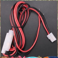 DC Power Cable Cord for Mobile Radio    TK-760/768/8800 TM-241 FT 3 Metres