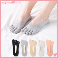 zzynnall5h Fashion Thin So Slippers Women invisible Silicone Anti-skid Five Finger Sos .
