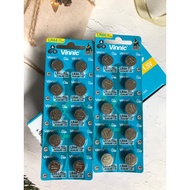 NEW MODEL 2020 Blister of 10 LR44 AG13 A73- 357A L1154F Vinnic batteries