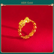 ASIX GOLD 3 in 1 ชุดทองแท้ปี่เซียะจี้คอทองจริงปี่เซียะสร้อยข้อมือปี่เซียะทองจริงแหวนปี่เซียะ ทอง 24K ไม่ลอก ไม่ลอก