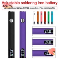 BEAUTY Mini Soldering Iron Kit, Welding Repair Tool 510 Thread Battery Electric Soldering Iron, Adju