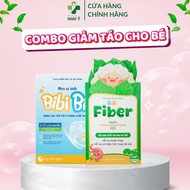 Combo to help reduce constipation for children Bibi Bio probiotic + Bibi Fiber Fiber