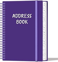 Address Book with Alphabetical Tabs - A5 Telephone & Address Book with Address Contacts, Special Dat