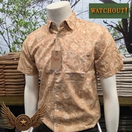 KEMEJA WATCHOUT CASUAL short sleeve shirt WS514810806 BEIGE BEIGE BEIGE