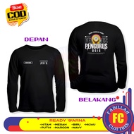 Free OSIS MANAGEMENT T-Shirt with Your Name and Your School Name v5 DB Long Sleeve Distro T-Shirt