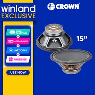 Crown by Winland 15inches Professional Woofer Speaker / 400-500watts / 8ohms HW-1505 (1)piece per or