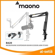 MAONO BA20 /BA37 MICROPHONE BOOM SCISSOR ARM STAND - FLEXIBLE & ADJUSTABLE DESIGN FOR PODCAST STREAM