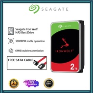 Seagate ST2000VN004 2TB Ironwolf Hard Disk Drive For RAID Network CCTV PC Multimedia server storage Private cloud HDD