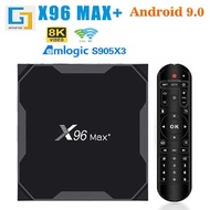 Customized X96Max+Set-Top box Android 9 tv box S905X3 Dual wifi tv box