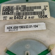 10 pcs resistor smd 100k 16 watt