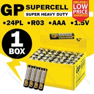 GP SUPERCELL Super Heavy Duty AAA 1.5V Battery Batteries 1BOX