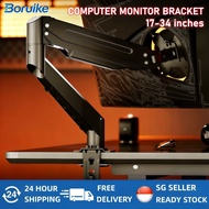 【SG Seller】Single Monitor Arm Adjustable Monitor Arm Ergonomic Desk Mount Supports 17-34 inch Displa