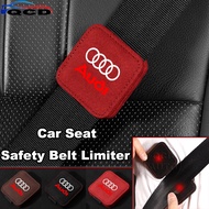 Audi Car Seat Safety Belt Limiter Magnetic Adjustable Fixing Clip Suede Accessories For A3 8l 8Y A1 