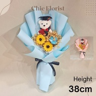 Sunflower Bouquet Convo Bouquet Graduation Bouquet Bunga Soap Flower Birthday Celebrate 520 礼物 毕业花束 