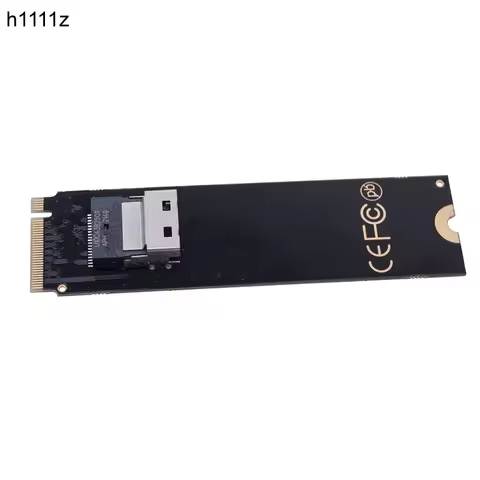 NEW M.2 NVMe to Slimline SAS SFF-8654 Adapter NVME M.2 M Key PCIE X4 to SFF 8654 Converter Riser Car