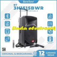 portable wireless baretone bt 3h1515bwr +stand baretone bt3h1515bwr